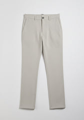 Pantaloni chino misto viscosa|Colore:Ecrù