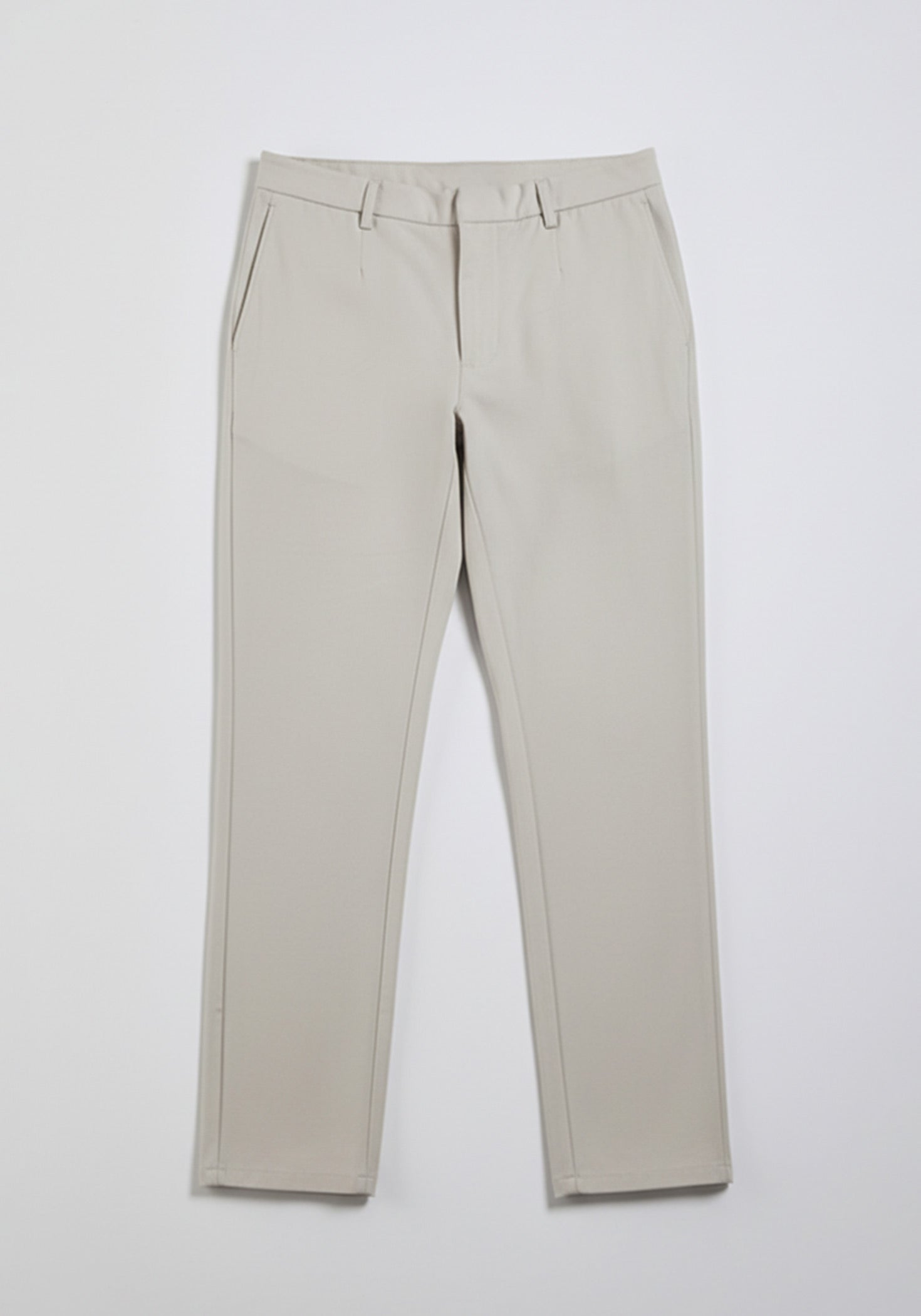 Pantaloni chino misto viscosa|Colore:Sabbia