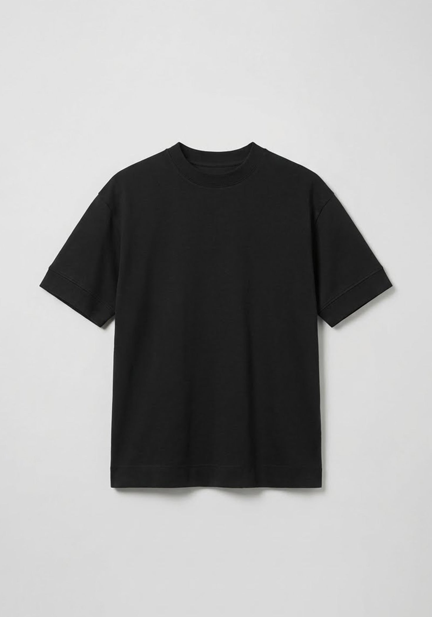 T-shirt over 100% cotone|Colore:Nero