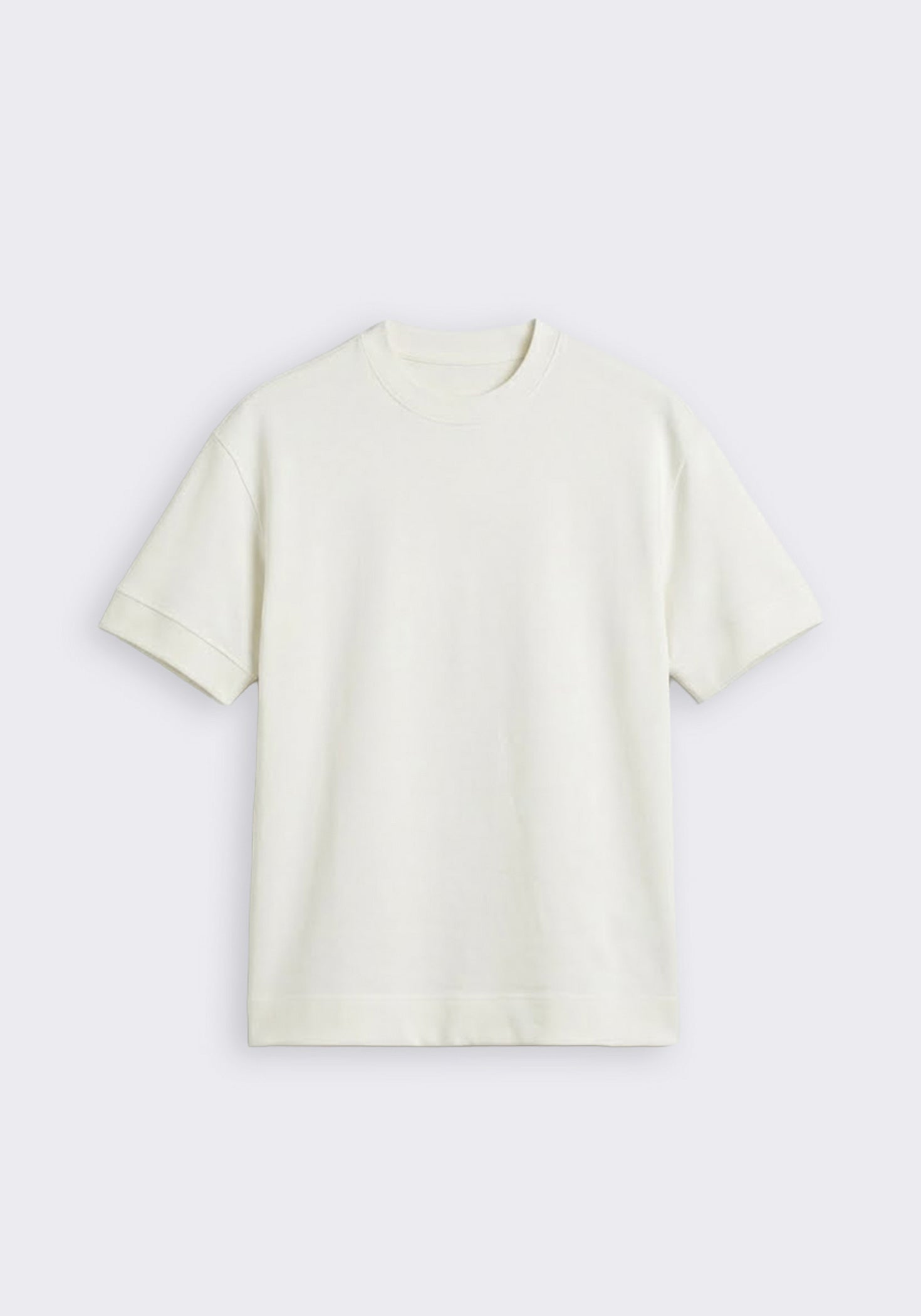 T-shirt over 100% cotone|Colore:Off white