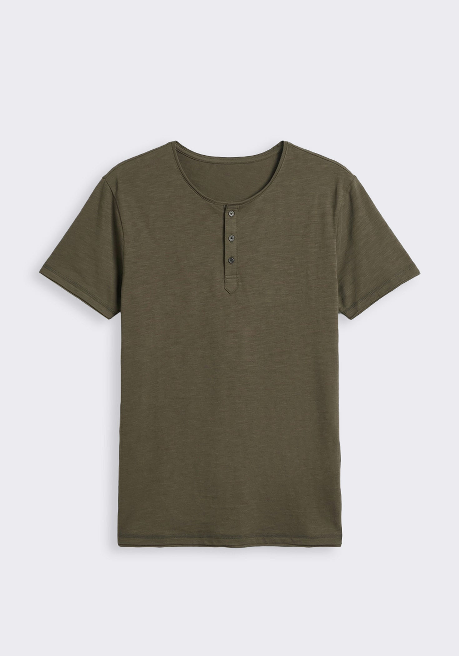 T-shirt collo serafino|Colore:Verde bosco