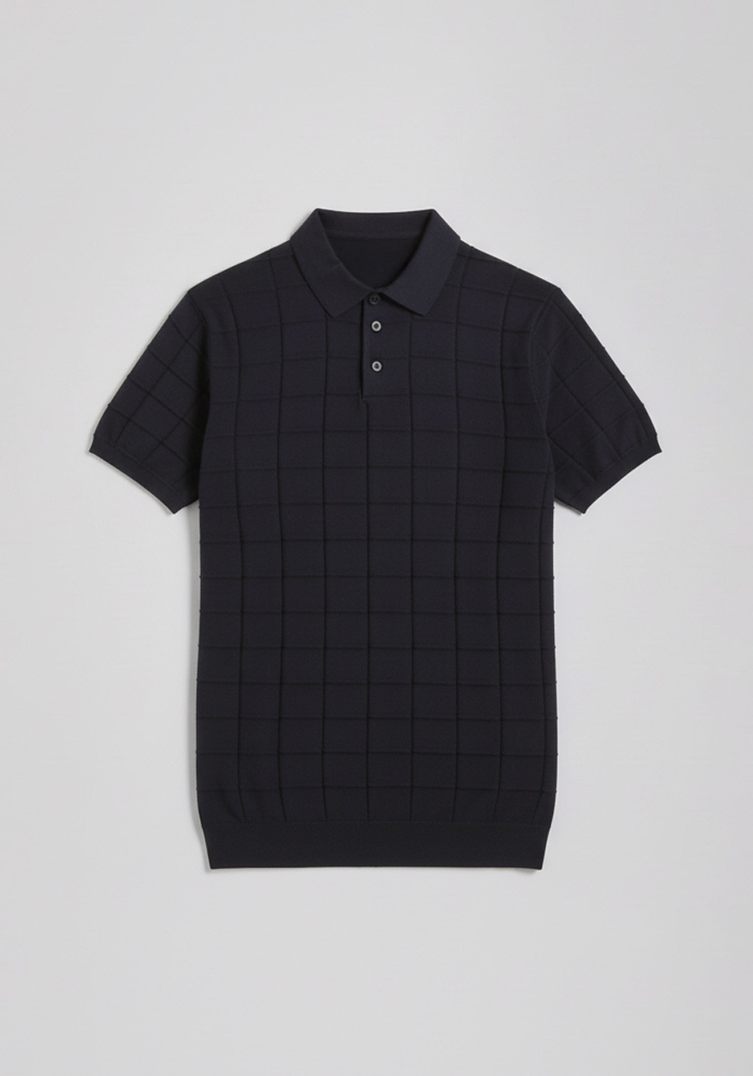 Polo in maglia a coste|Colore:Avion
