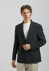 Giacca oversize tinta unita|Colore:Blue