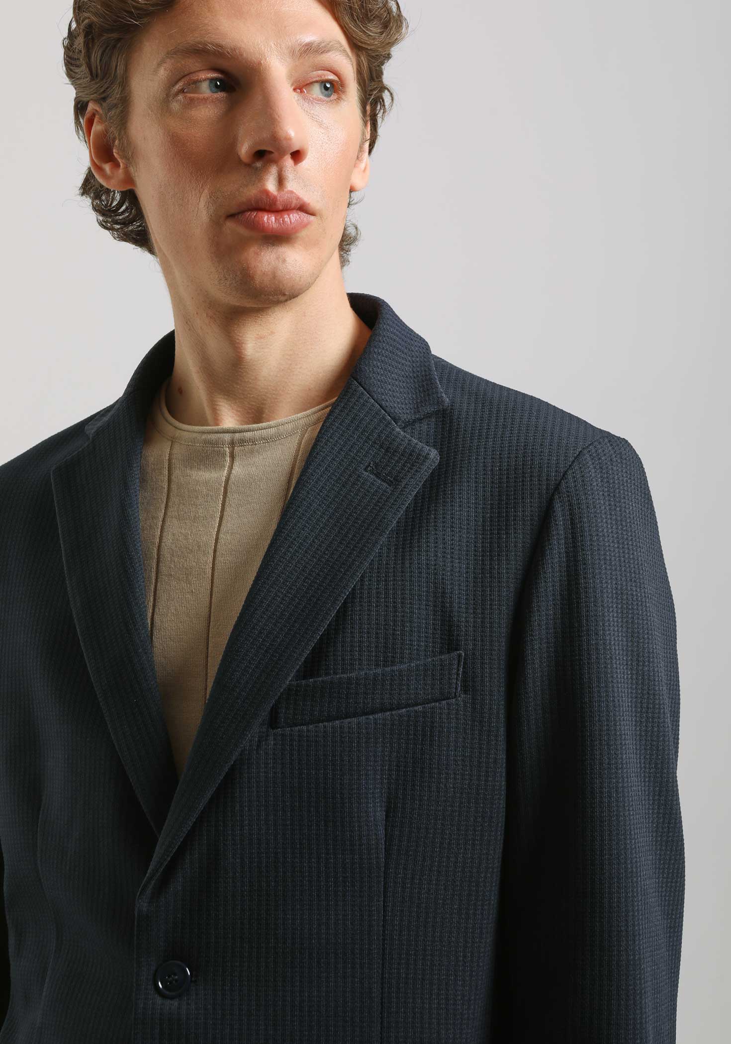 Giacca tinta unita|Colore:Blue