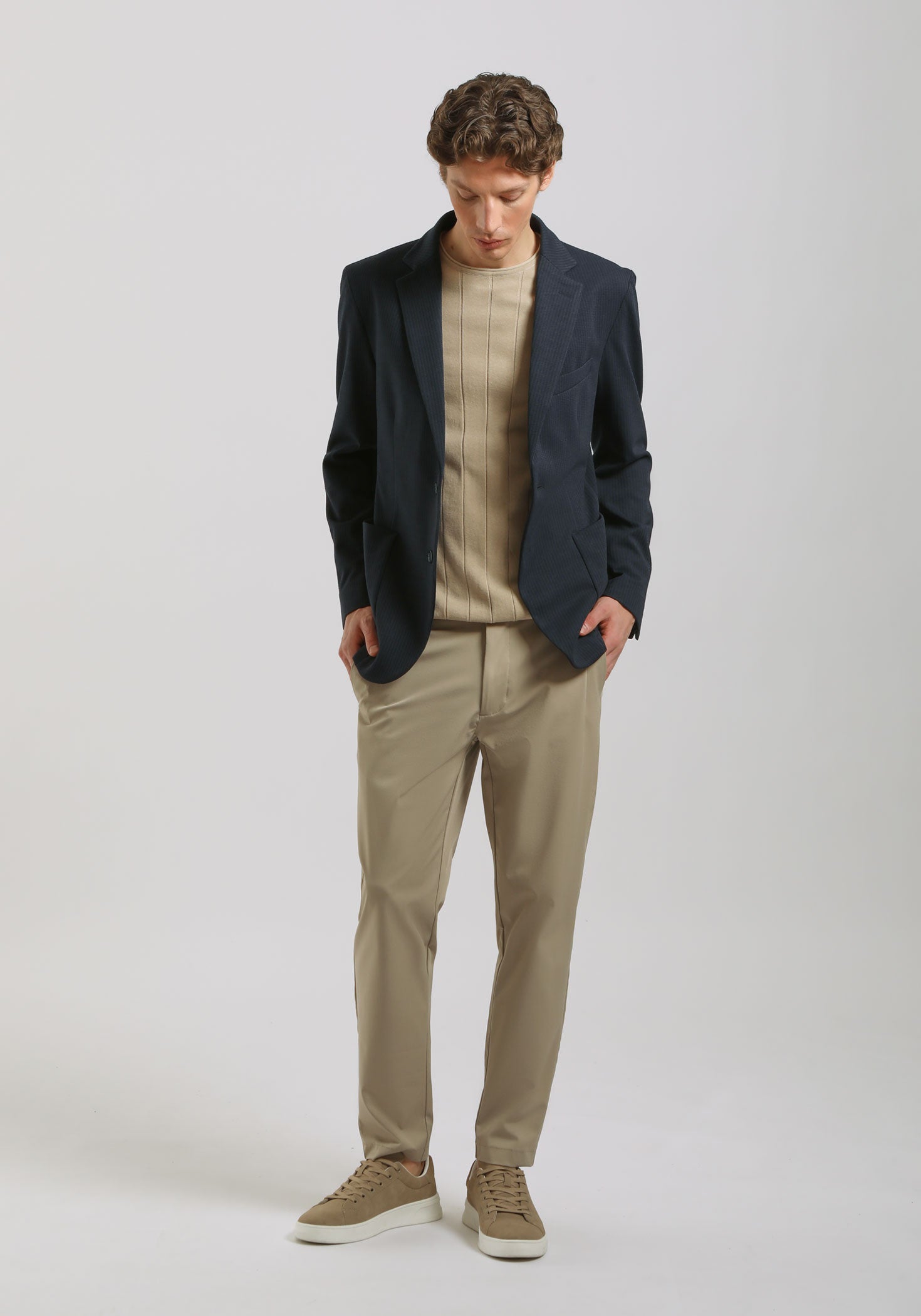 Giacca tinta unita|Colore:Blue