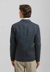 Giacca tinta unita 100% cotone|Colore:Blue