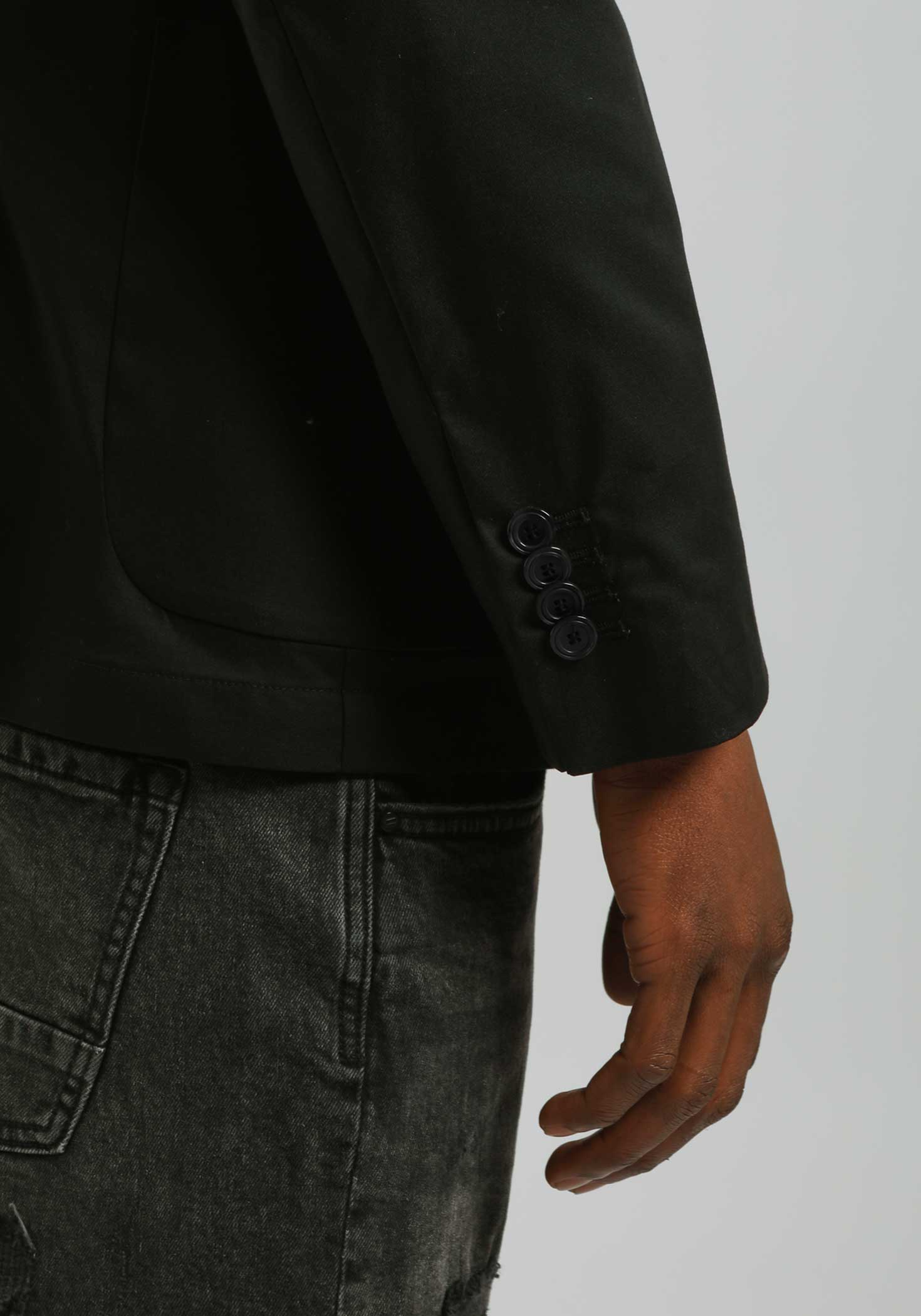 Giacca misto cotone|Colore:Nero