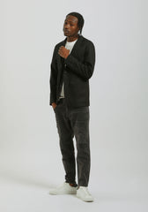 Giacca misto cotone|Colore:Nero