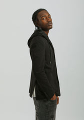 Giacca con cappuccio|Colore:Nero