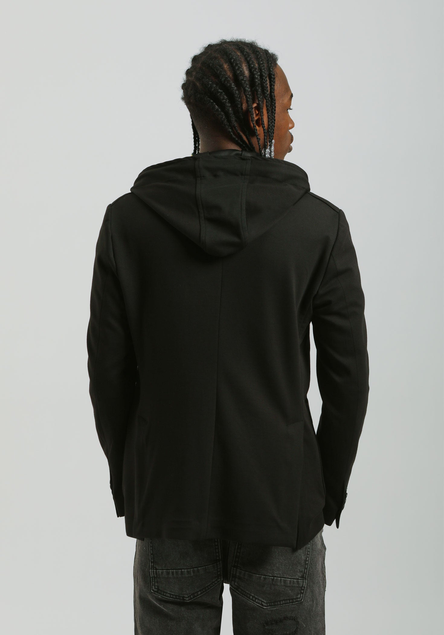 Giacca con cappuccio|Colore:Nero