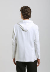 Giacca con cappuccio|Colore:Panna