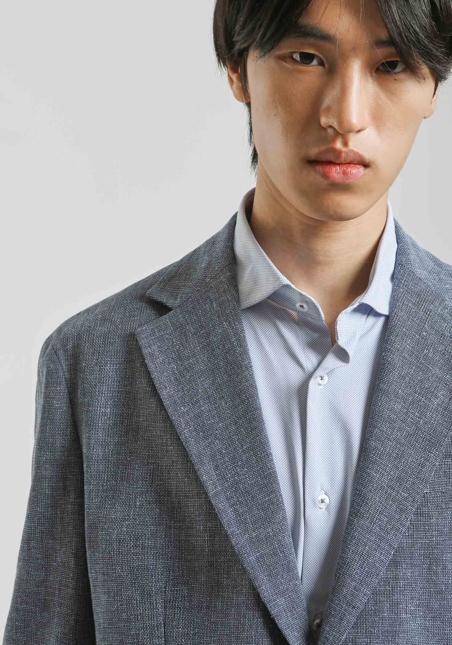 Giacca misto lino cotone|Colore:Blue