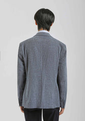 Giacca misto lino cotone|Colore:Blue