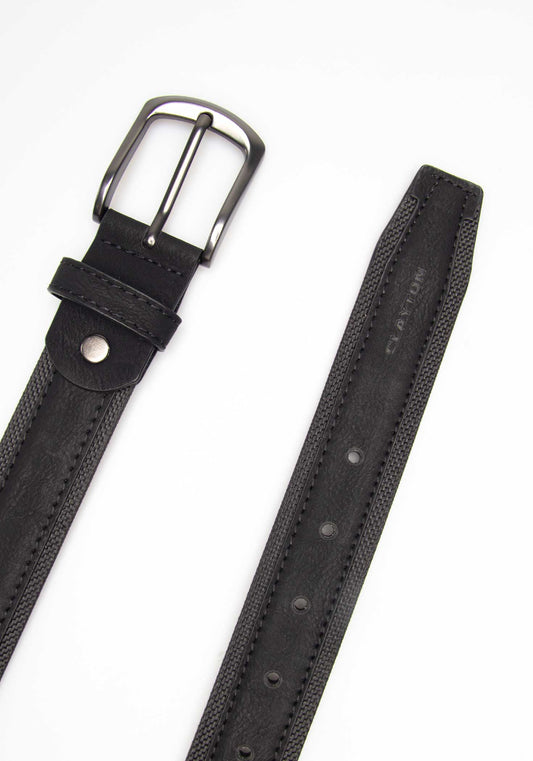 Cintura con bordi a contrasto|Colore:Nero