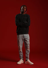Jeans skinny fit con strappi|Colore:Jeans