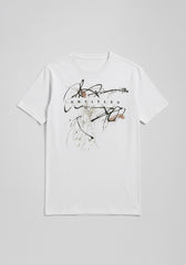 T-shirt 100% cotone con stampa|Colore:Off white