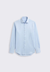 Camicia manica lunga 100% cotone|Colore:Cielo