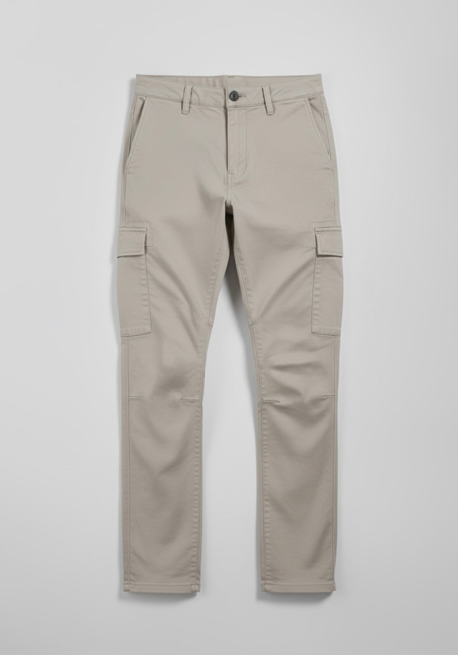 Pantaloni cargo in cotone|Colore:Beige