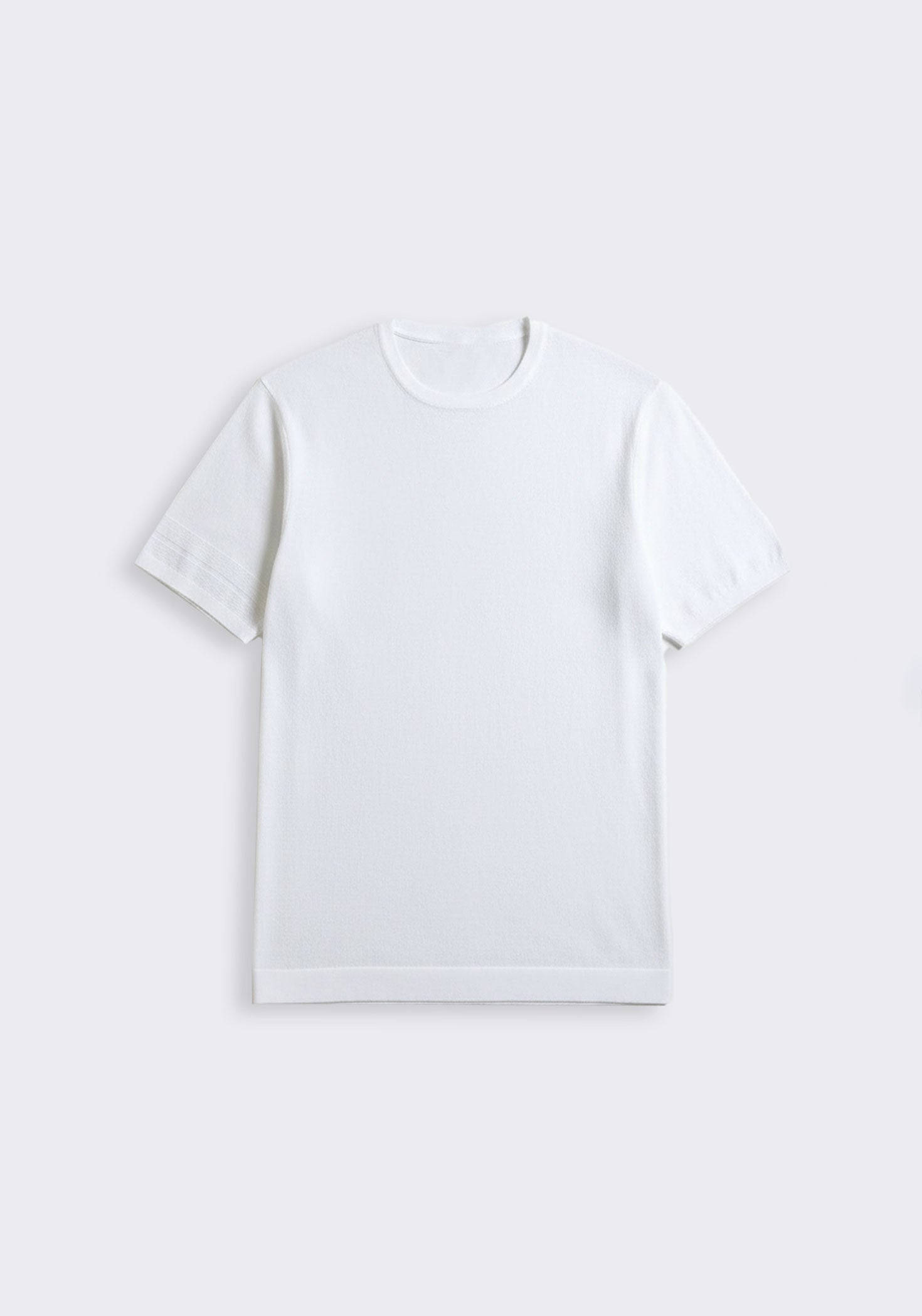T-shirt in maglia|Colore:Bianco