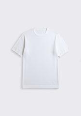 T-shirt in maglia|Colore:Bianco