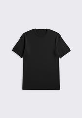 T-shirt in maglia|Colore:Nero