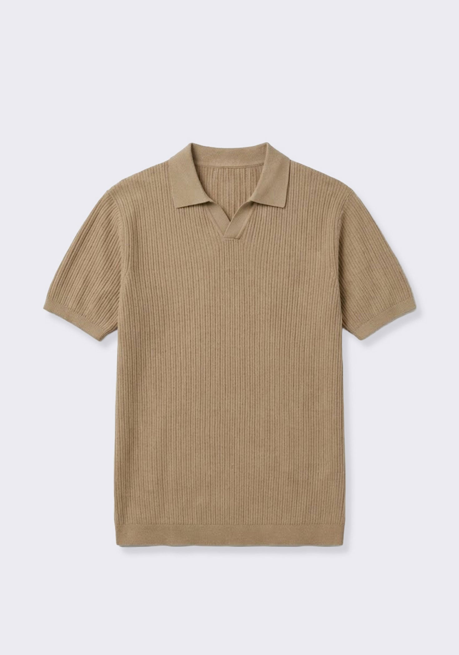 Polo in maglia|Colore:Beige