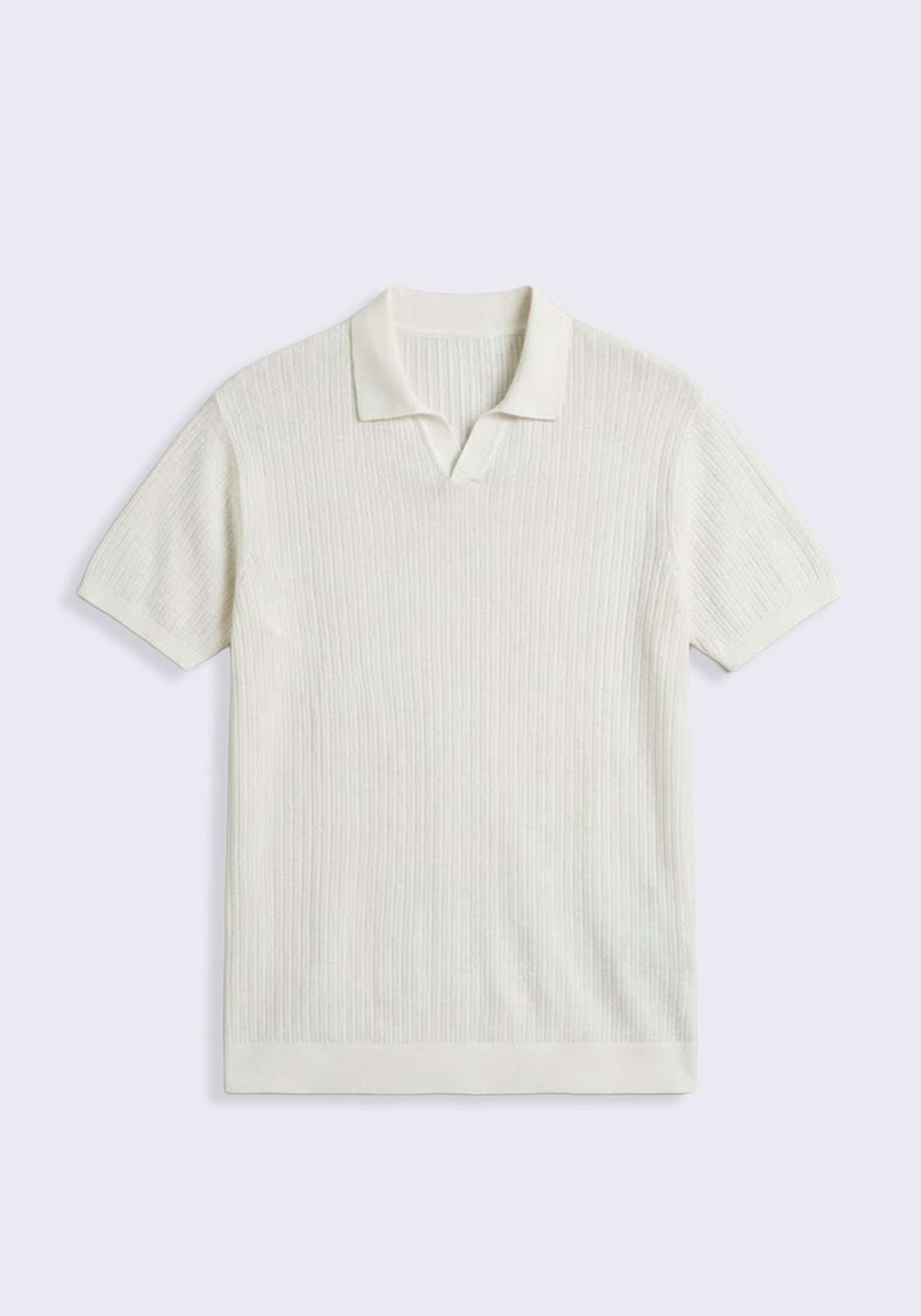 Polo in maglia|Colore:Off white