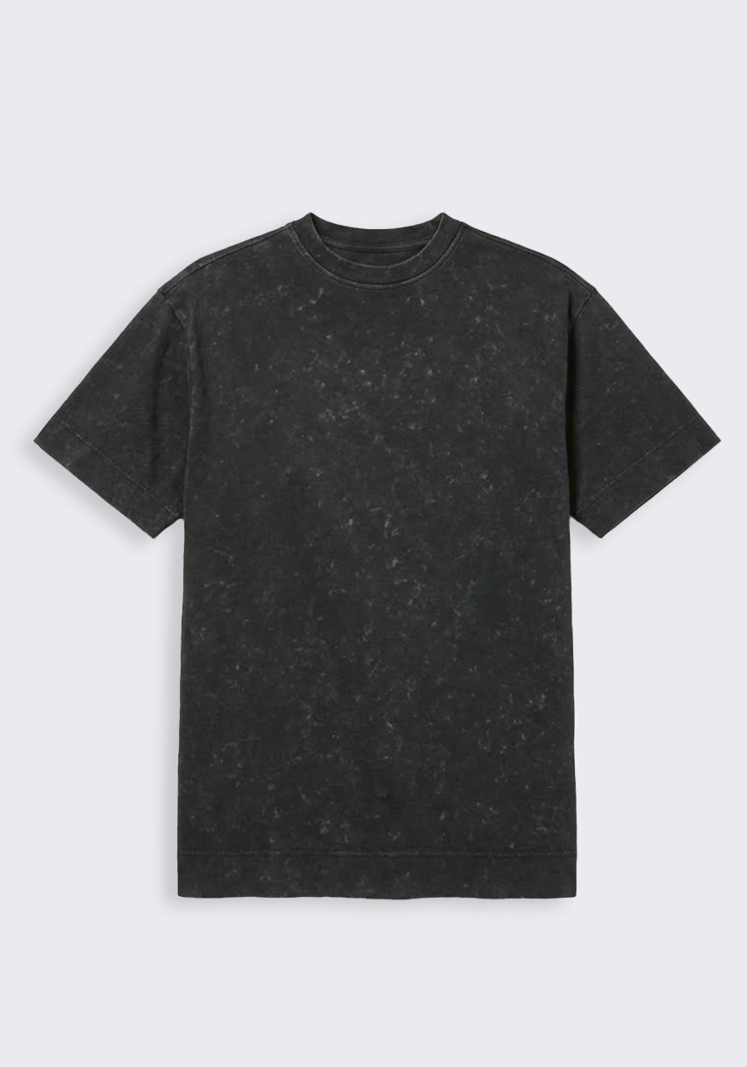 T-shirt effetto marmorizzato|Colore:Nero