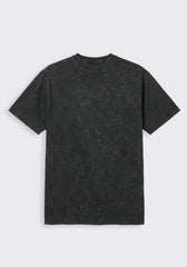 T-shirt effetto marmorizzato|Colore:Nero
