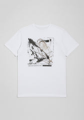 T-shirt 100% cotone con stampa|Colore:Bianco