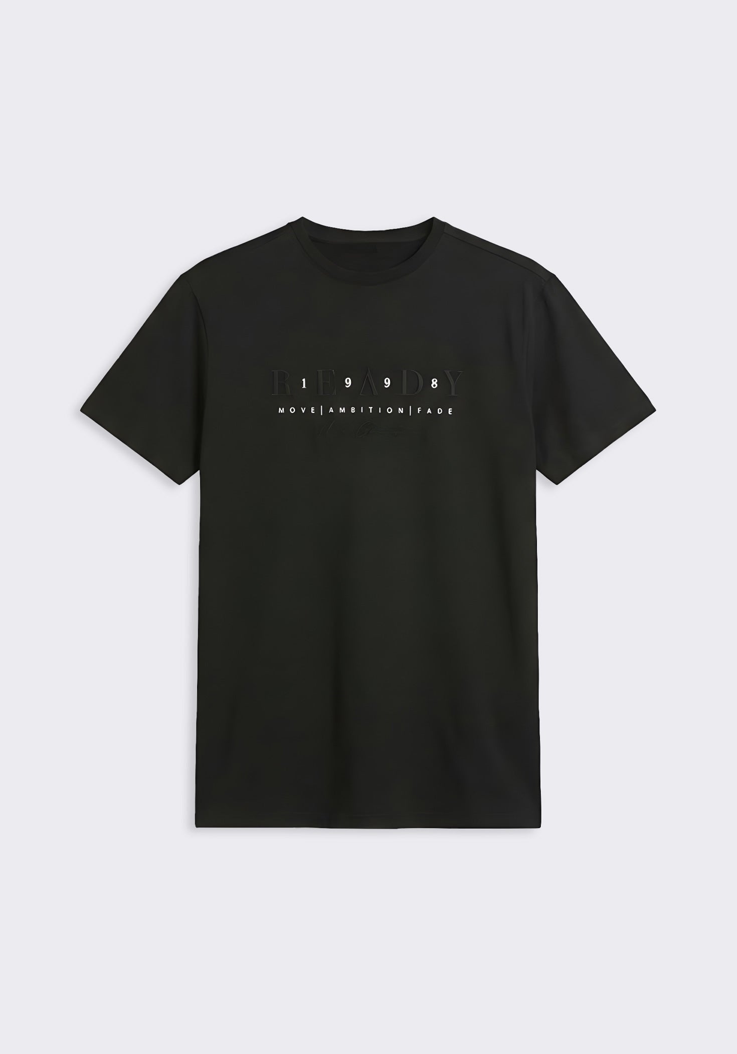 T-shirt 100% cotone con stampa|Colore:Nero