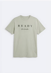 T-shirt 100% cotone con stampa|Colore:Verde mela