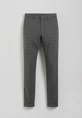 Pantaloni chino con fantasia a quadri|Colore:Blue