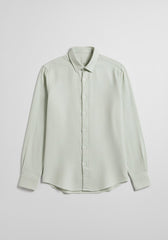 Camicia misto lino|Colore:Verde chiaro