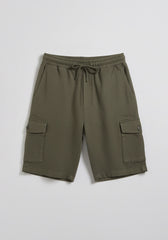 Bermuda misto lino con tasconi|Colore:Verde