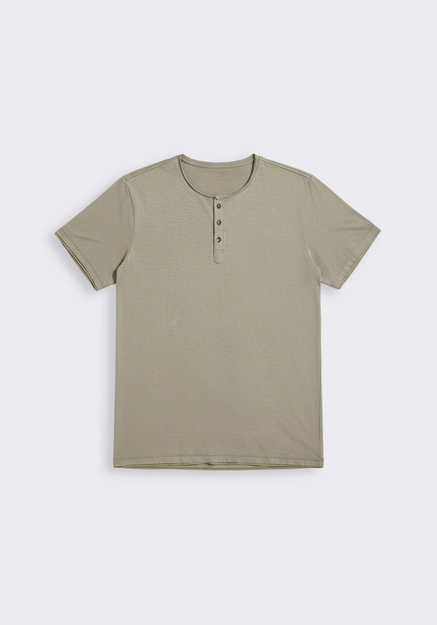 T-shirt collo serafino|Colore:Grigio medio