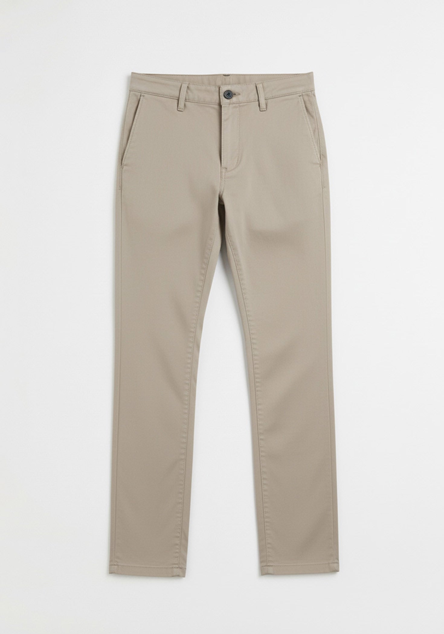 Pantaloni chino in cotone|Colore:Beige