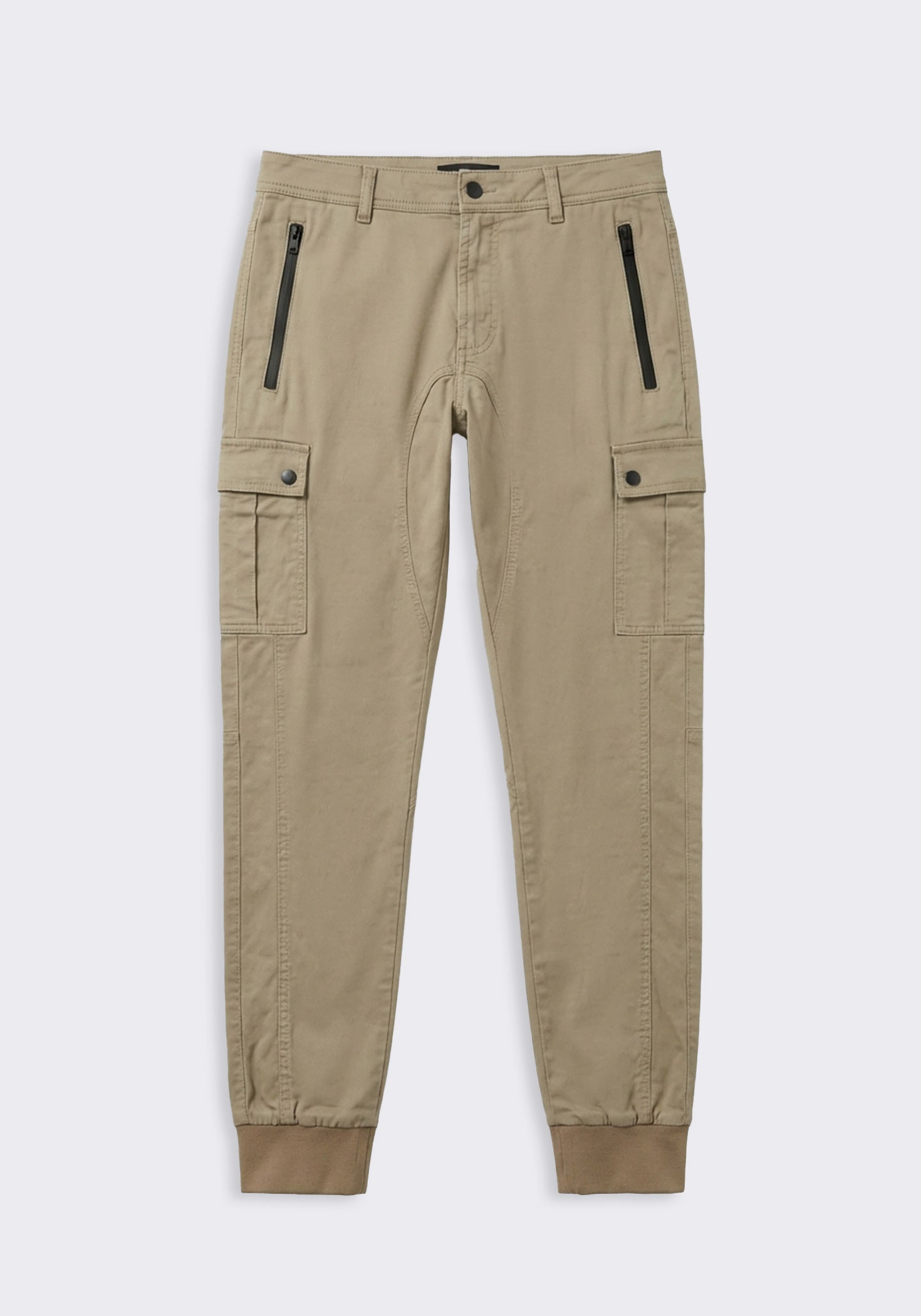 Pantaloni cargo in cotone|Colore:Beige