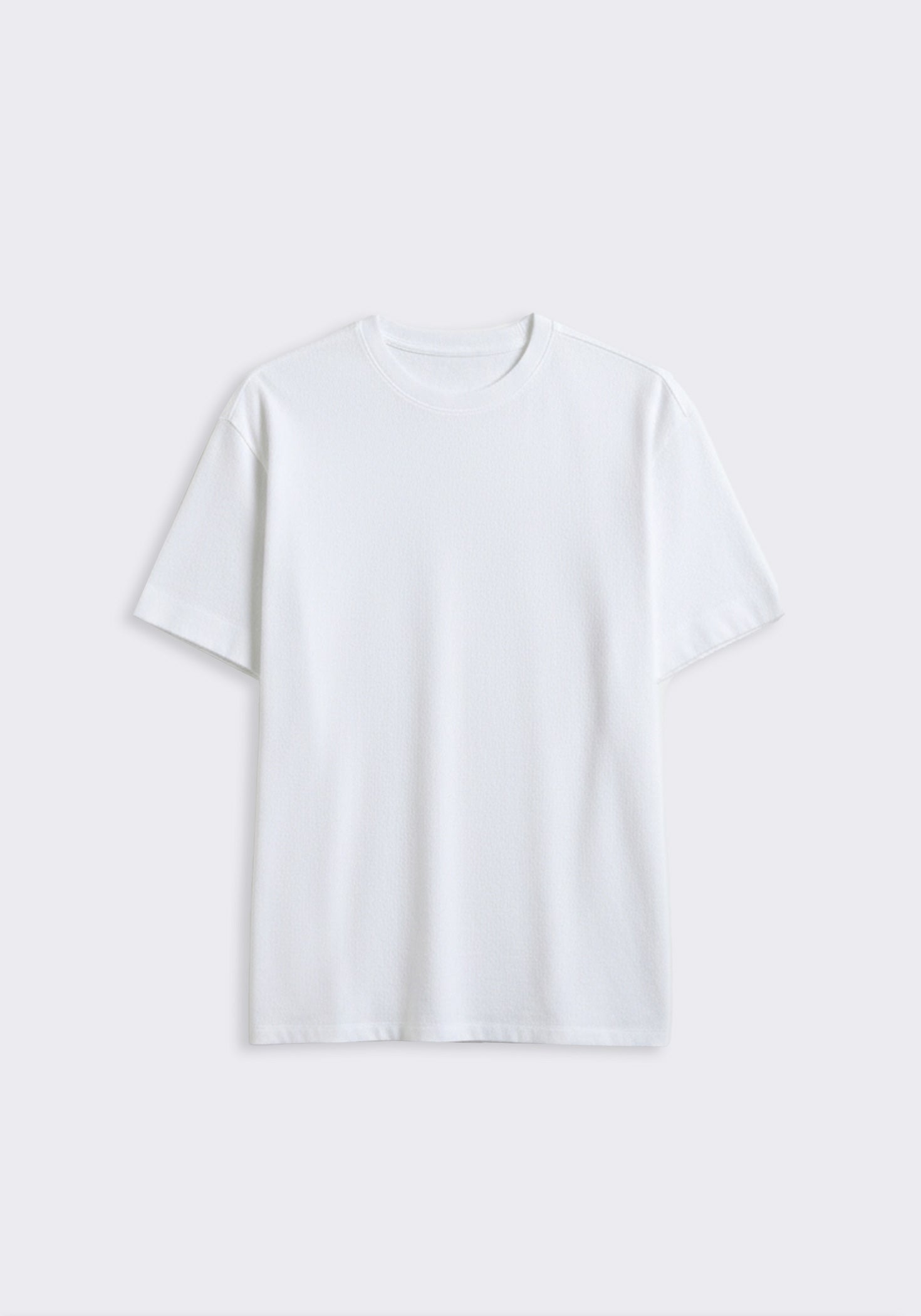 T-shirt strutturata morbida|Colore:Bianco