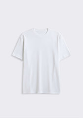 T-shirt strutturata morbida|Colore:Bianco