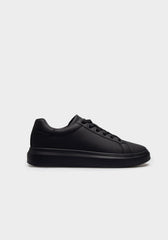 Sneakers effetto pelle|Colore:Nero