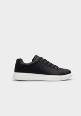 Sneakers effetto pelle|Colore:Nero