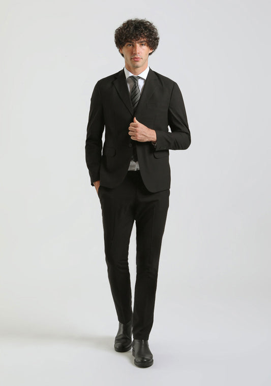 Abito tinta unita|Colore:Nero