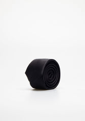 Cravatta tinta unita|Colore:Nero