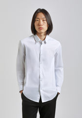 Camicia manica lunga in cotone|Colore:Bianco