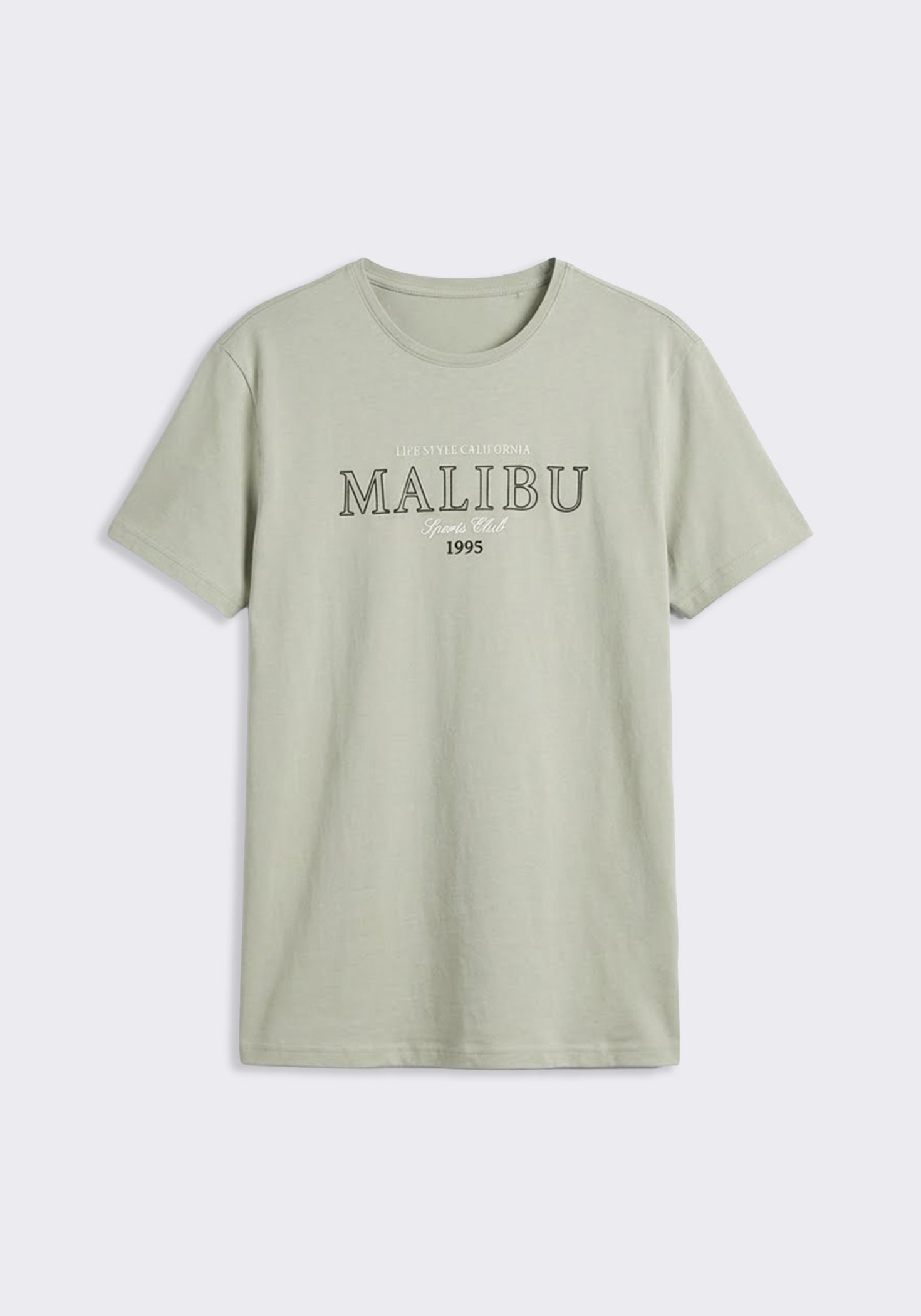 T-shirt 100% cotone con stampa|Colore:Verde