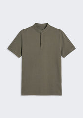 Polo coreana 100% cotone|Colore:Verde bosco