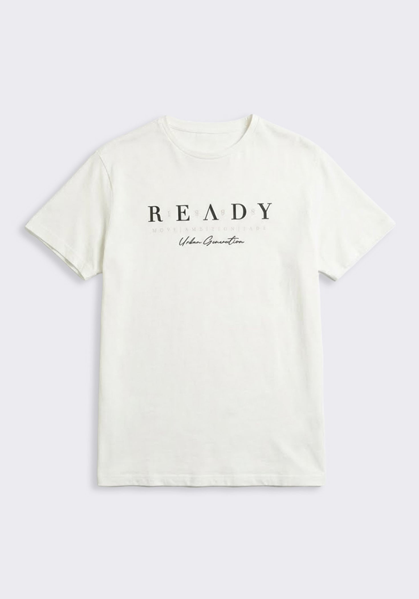 T-shirt 100% cotone con stampa|Colore:Off white