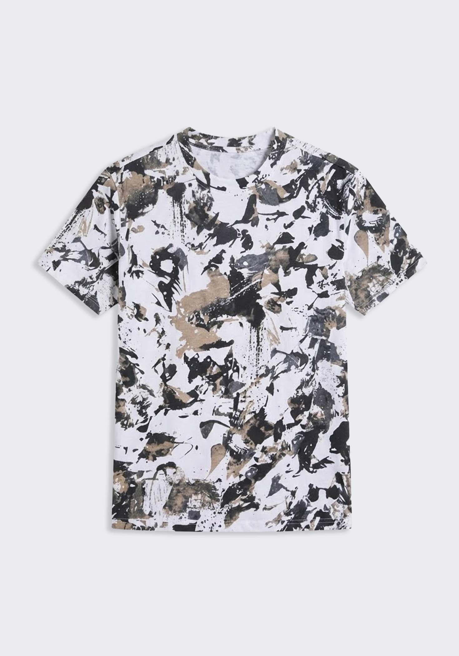 T-shirt fantasia 100% cotone|Colore:Bianco