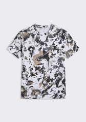 T-shirt fantasia 100% cotone|Colore:Bianco